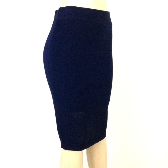 New York & Company Dresses & Skirts - NY&C 7th Avenue Skirt S Blue Stretch Knit Pull On